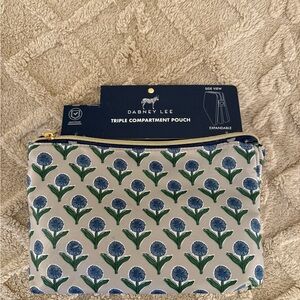 Dabney Lee Floral Triple Compartment Pouch